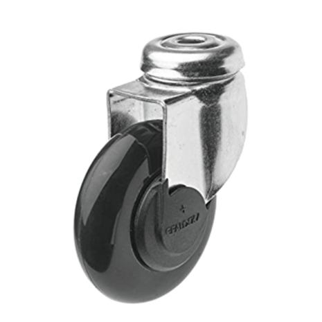 Efalock Clic Tec Caster Silver 4 stuks piccolo  