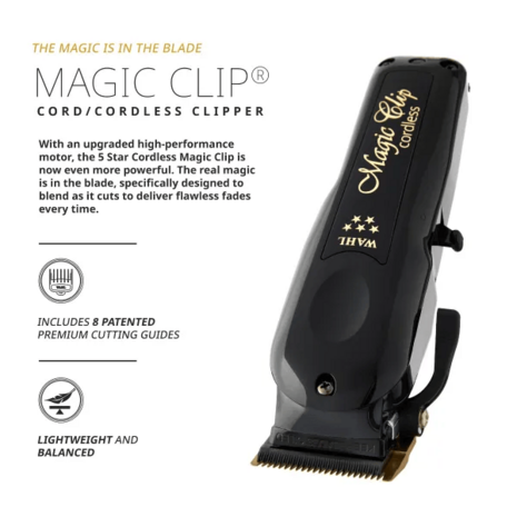 Wahl Black Cordless Magic Clipper 5-Star