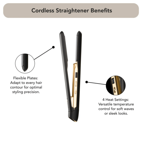 Max Pro Aurum Cordless Straightener