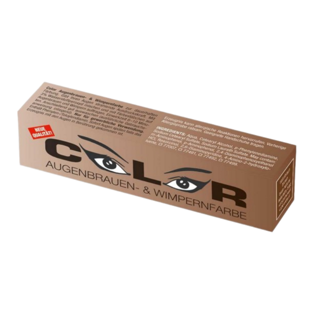 Color AWF Wenkbrauw- en wimperverf Natuur bruin 15 ml