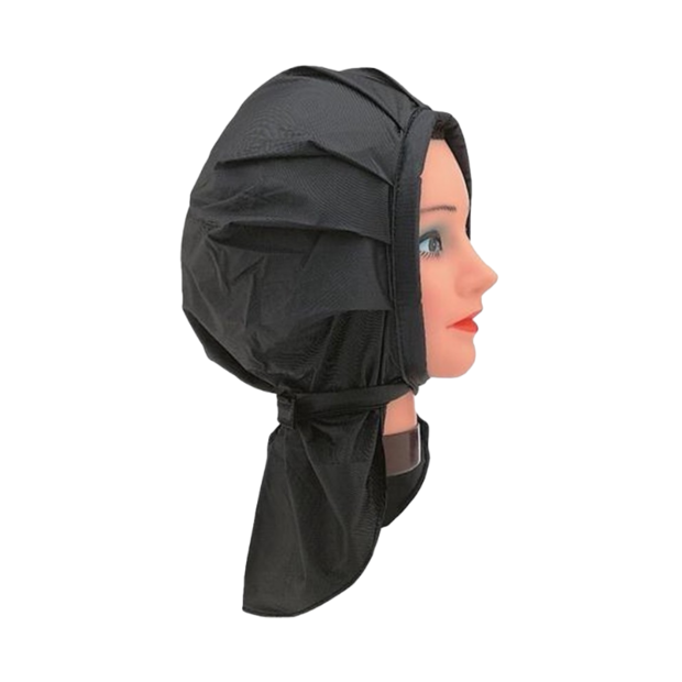 Permanentmuts Met Klittenband Zwart