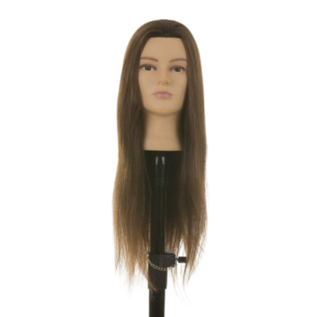 Oefenhoofd Nicole 60 cm Bruin haar