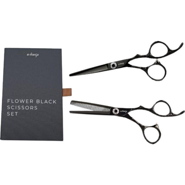 E-kwip Flower Black Scharenset