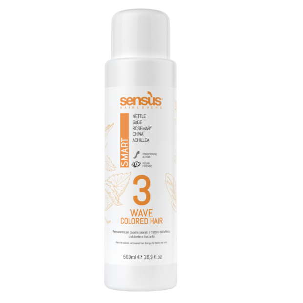 Sens.&ugrave;s Smart Wave 500 ml * 3 Colored Treated Hair
