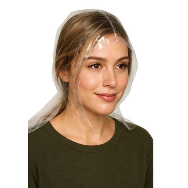 Wegwerp coupe soleil muts dubbel (50 stuks)