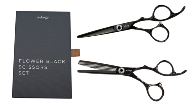 E-kwip Black Flower Set