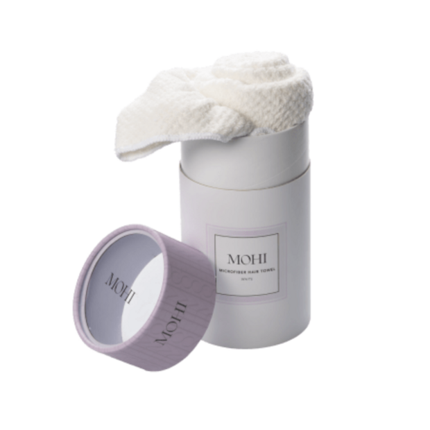 MOHI Microfiber Hair Towel Wit