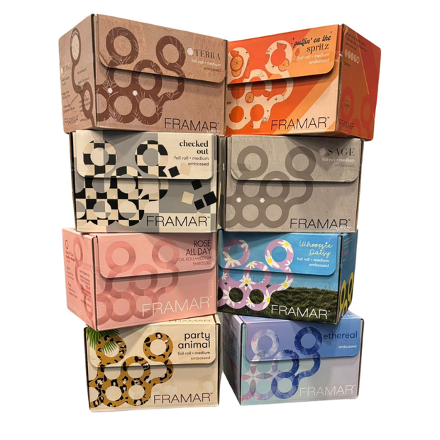 Actie - Framar Embossed Roll Foil 98m - 8 Rollen