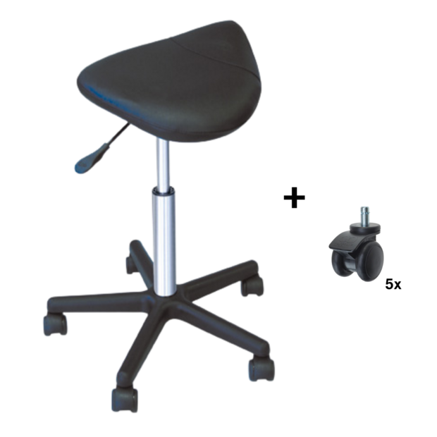 Comair Giant Fury Kappersfiets Zwart + hairproof wielen