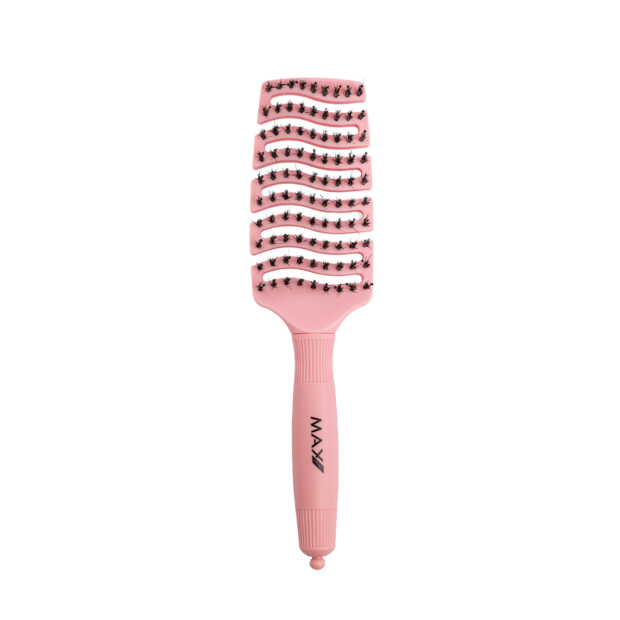 Max Pro Detangler Brush - Pastel Rose