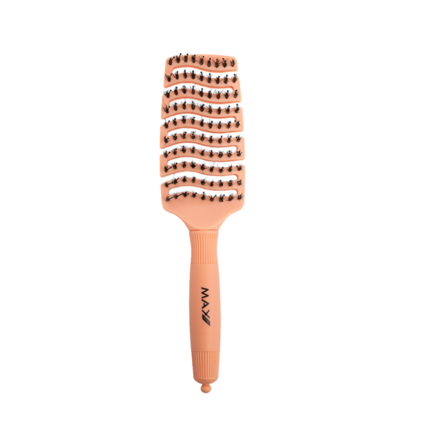 Max Pro Detangler Brush - Blush Peach