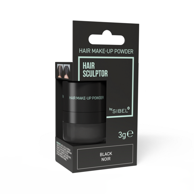 SIBEL HS Hair Make-Up Poeder 3g Zwart