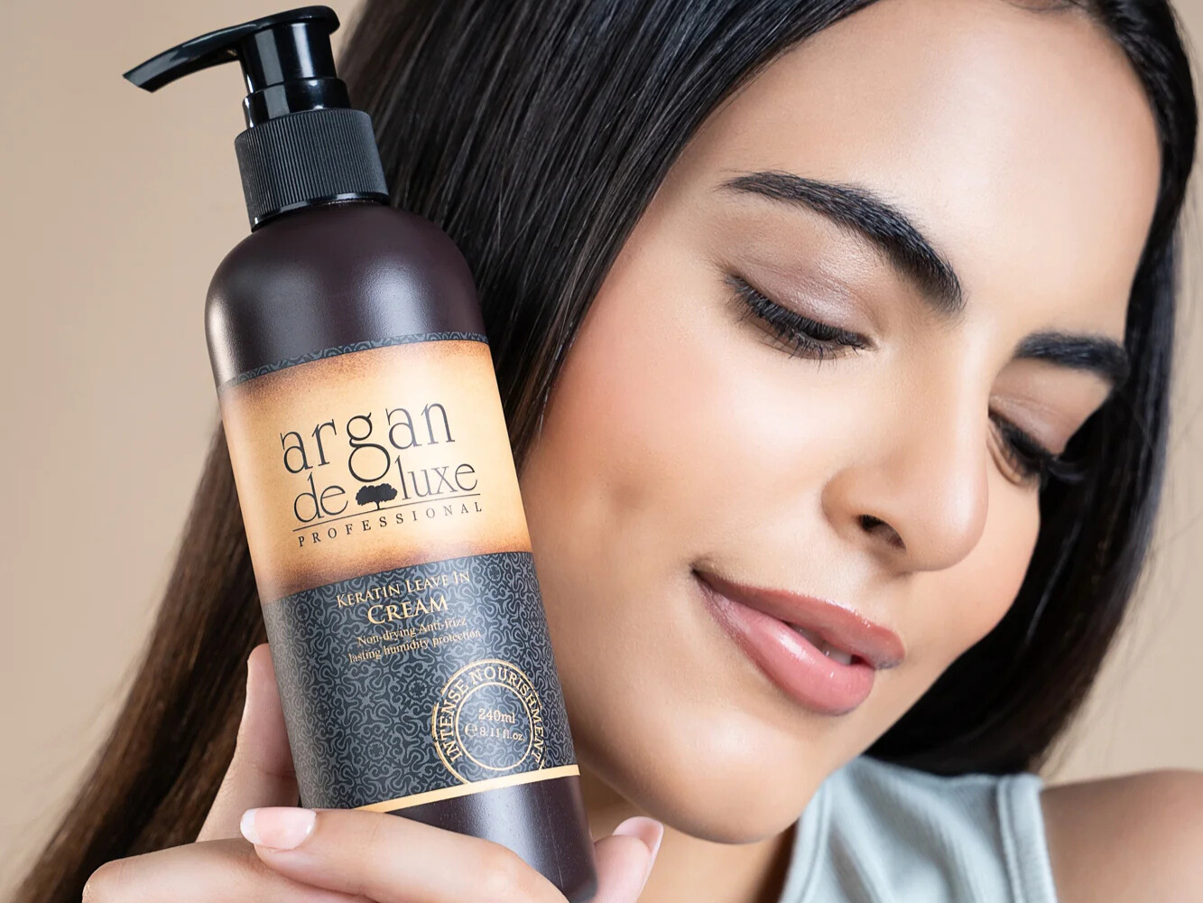 Argan de Luxe model met Leave-in Cream