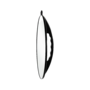 Mirror Slim black with wallholder