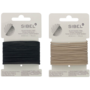 SIBEL Elastische Haarbandjes Bruin Dun 16st