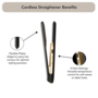 Max Pro Aurum Cordless Straightener